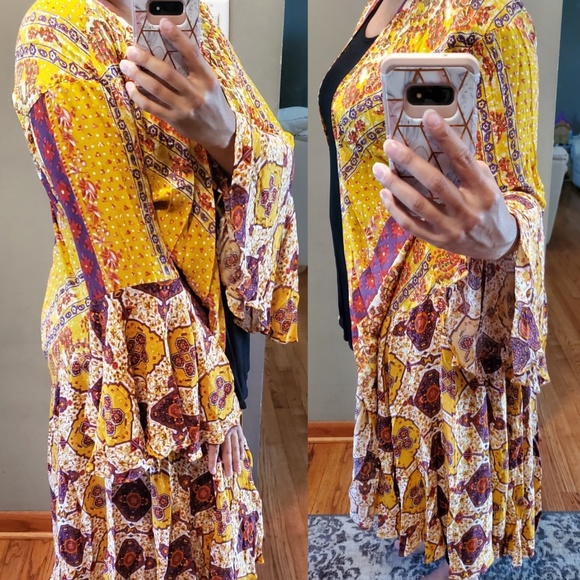 Last 2!! SIDNEY Fall Boho Kimono - Picture 5 of 5